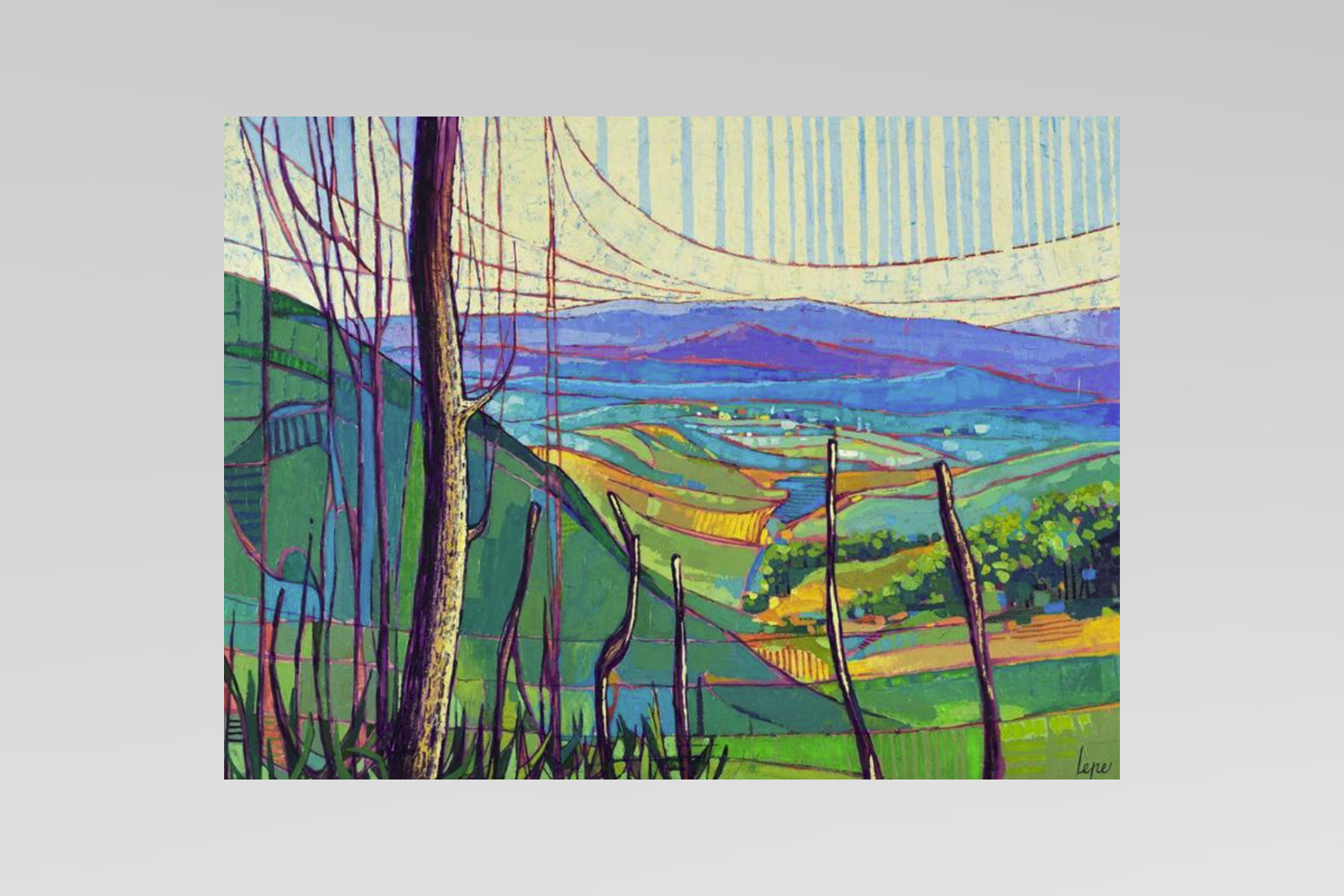 Paisaje de montaña - Leopoldo Pérez (Lepe)